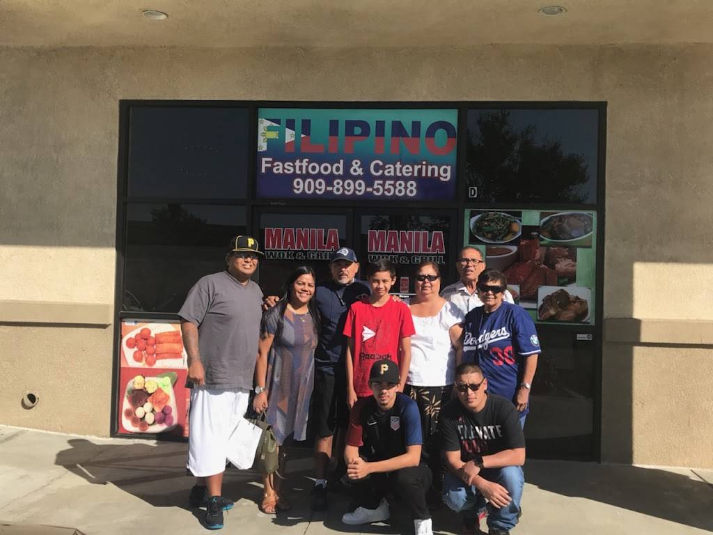 Manila Wok & Grill | restaurant | 7337 East Ave Suite D, Fontana, CA 92336, USA | 9098995588 OR +1 909-899-5588