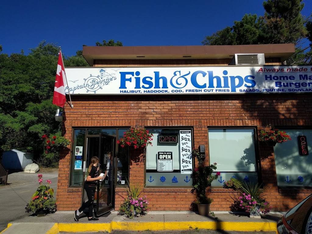 Captain Georges Fish & Chips | restaurant | 23 Mill St S, Port Hope, ON L1A 2S6, Canada | 9058855444 OR +1 905-885-5444
