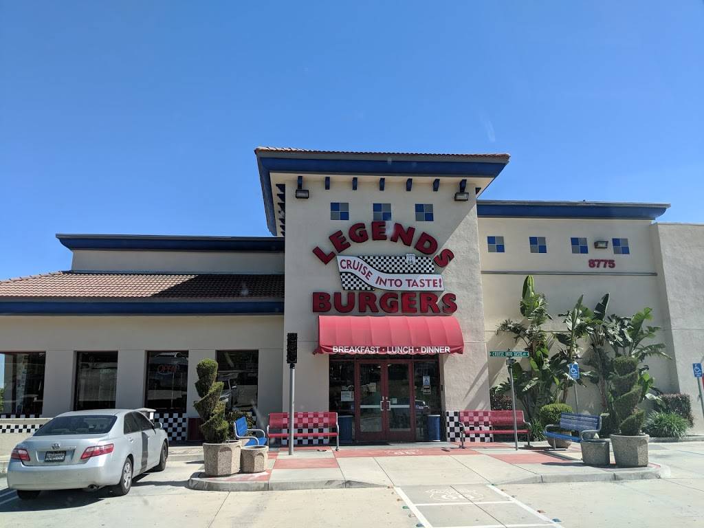 Legends Burgers | restaurant | 8775 Base Line Rd, Rancho Cucamonga, CA 91730, USA | 9099419555 OR +1 909-941-9555