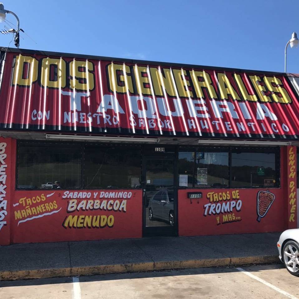 Dos Generales Taqueria | restaurant | 1109 S Walton Walker Blvd, Dallas, TX 75211, USA | 9726853442 OR +1 972-685-3442