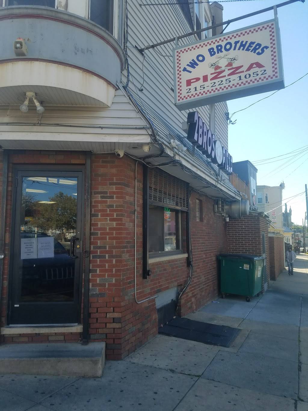 Two Brothers Pizza | restaurant | 3322 N 13th St, Philadelphia, PA 19140, USA | 2152251052 OR +1 215-225-1052