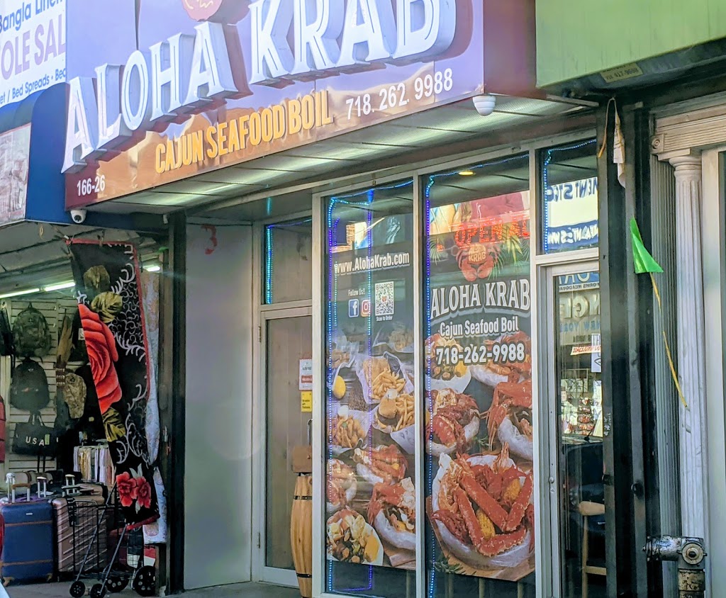 Aloha Krab Cajun Seafood | restaurant | 166-26 Jamaica Ave, Queens, NY 11432, USA | 7182629988 OR +1 718-262-9988