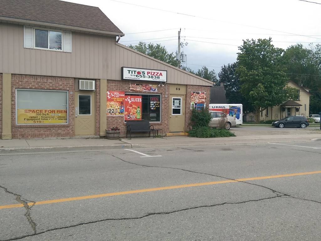 TITOS PIZZA | restaurant | 69 Woodstock St S, Tavistock, ON N0B 2R0, Canada | 5196553838 OR +1 519-655-3838