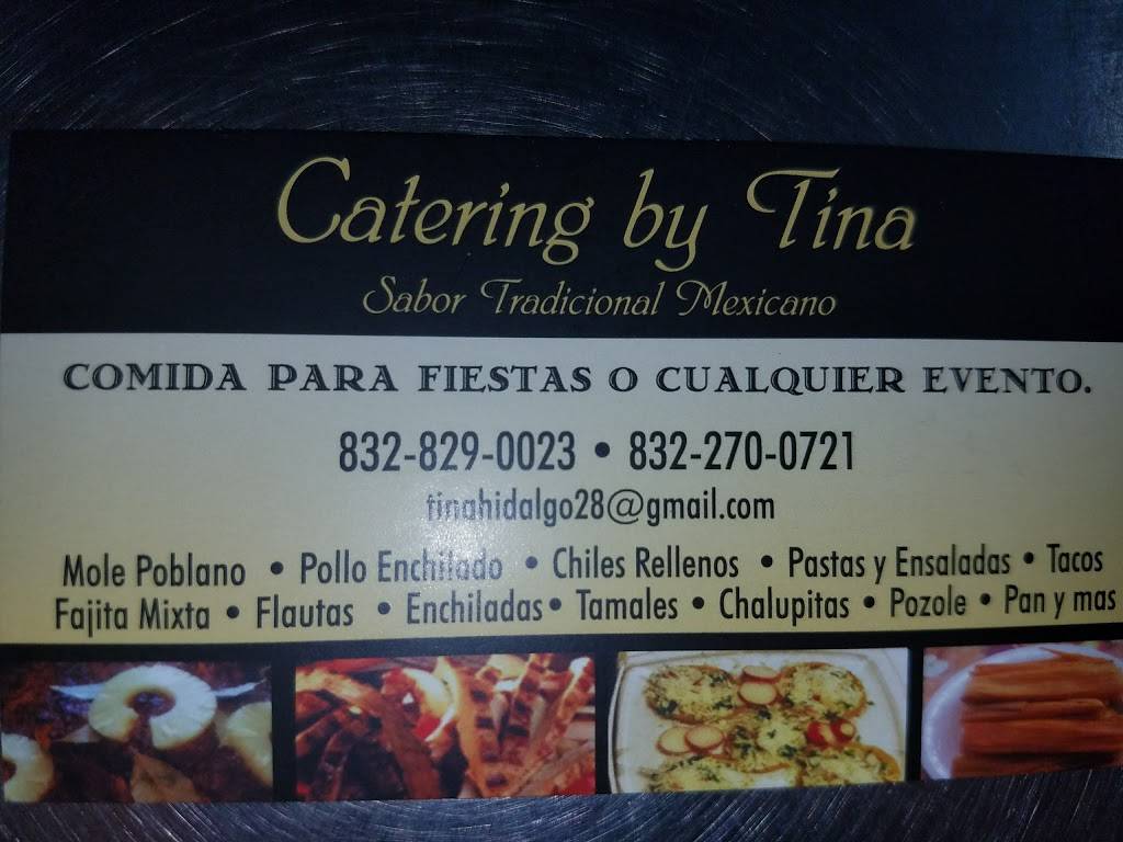 Catering by Tina | restaurant | 4109 Manvel Rd, Pearland, TX 77584, USA | 8328390023 OR +1 832-839-0023