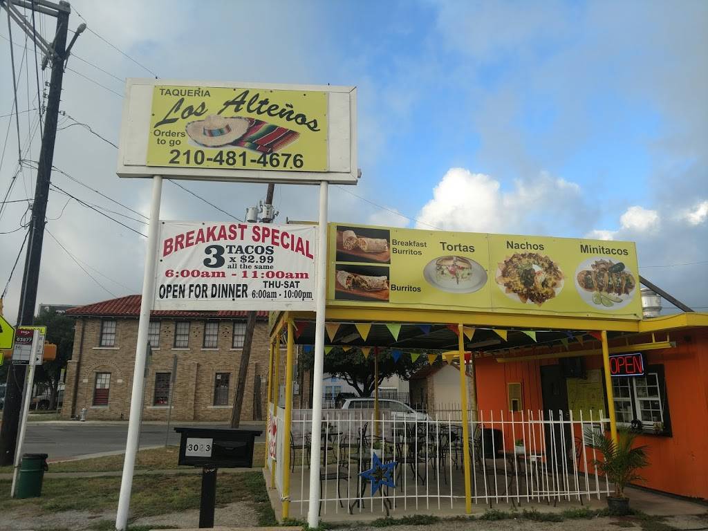 Taqueria los Alteños Mexican food | restaurant | 3023 S Presa St, San Antonio, TX 78210, USA | 2104814676 OR +1 210-481-4676