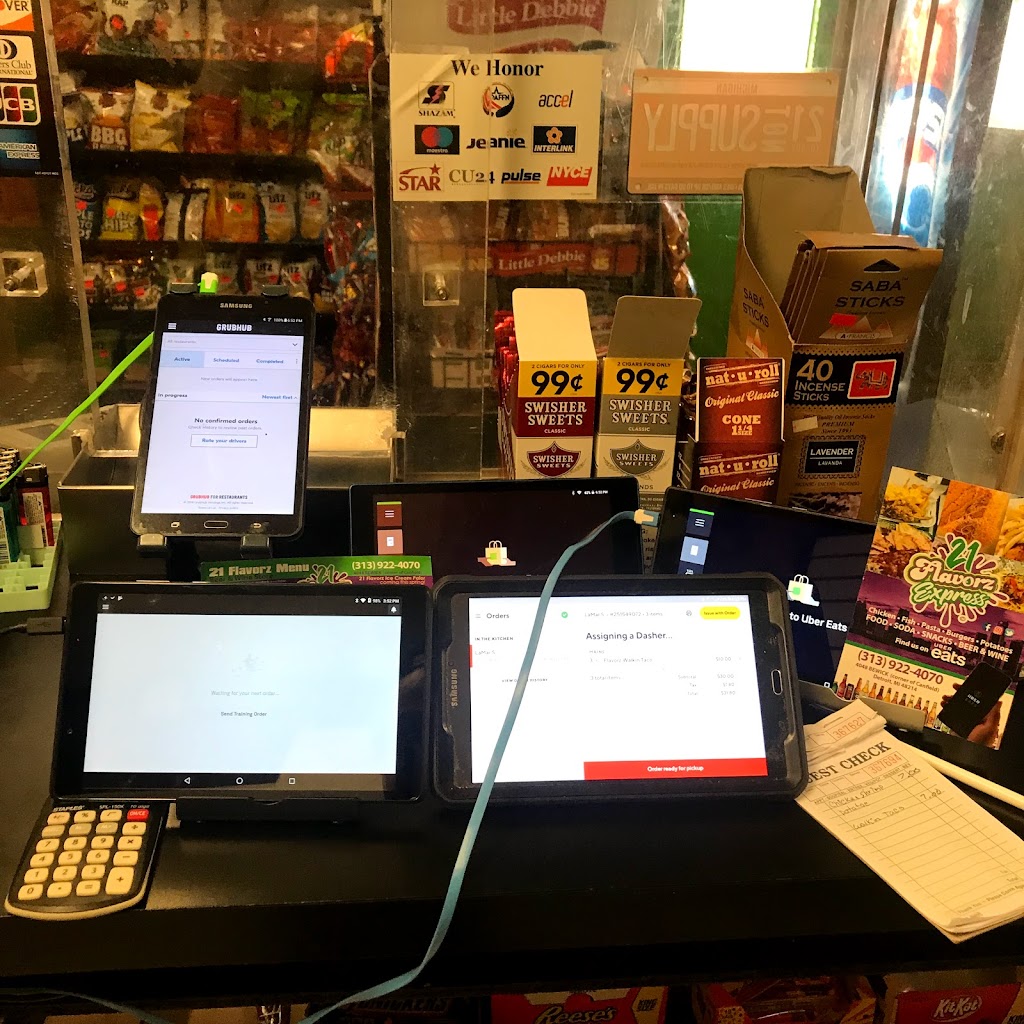 21 Flavorz Express | restaurant | 4048 Bewick St, Detroit, MI 48214, USA | 3139224070 OR +1 313-922-4070