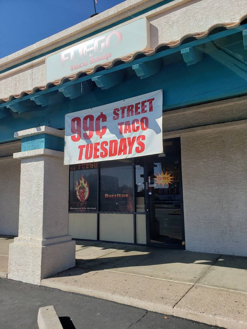 Fuego Taco Shop | restaurant | 2948 E Bell Rd #102, Phoenix, AZ 85032, USA | 6026827194 OR +1 602-682-7194