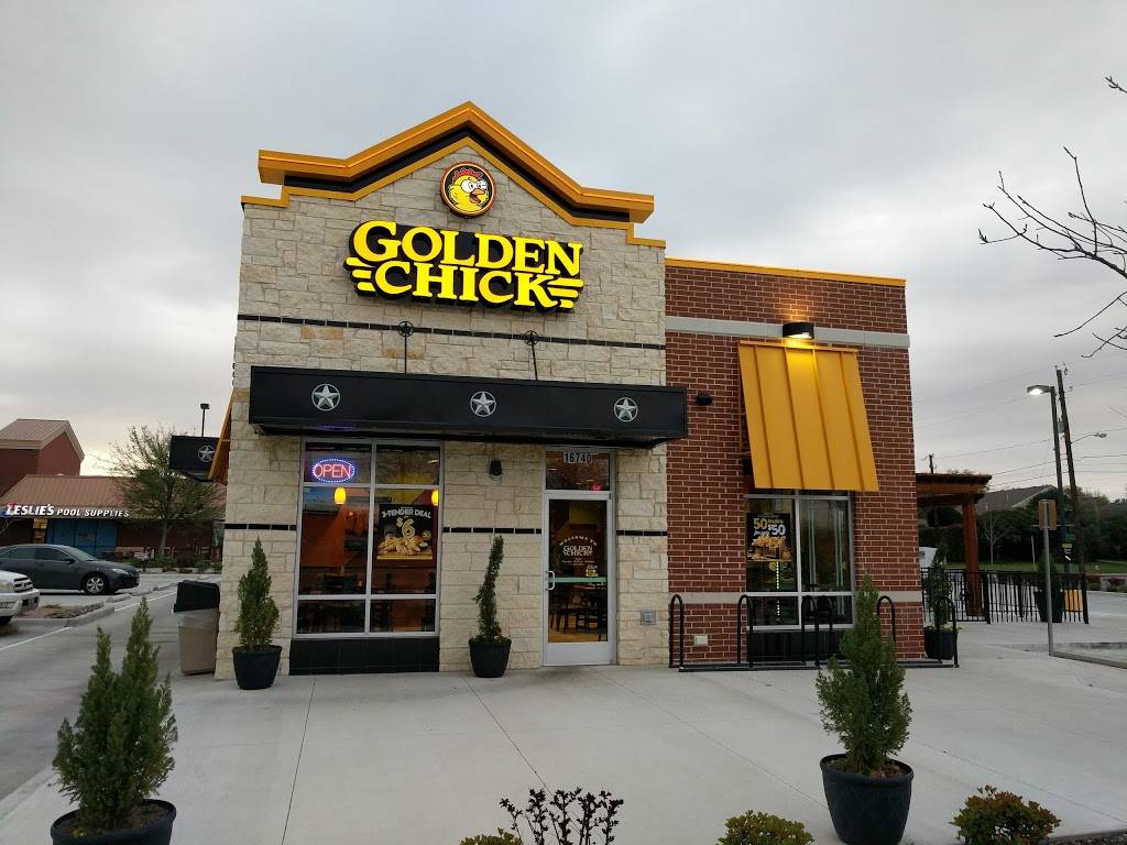 Golden Chick | meal takeaway | 16740 Hillcrest Rd, Dallas, TX 75248, USA | 9728072945 OR +1 972-807-2945
