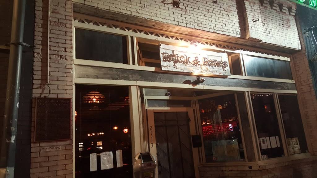 Brick & Bones | restaurant | 2713 Elm St, Dallas, TX 75226, USA | 4699146776 OR +1 469-914-6776