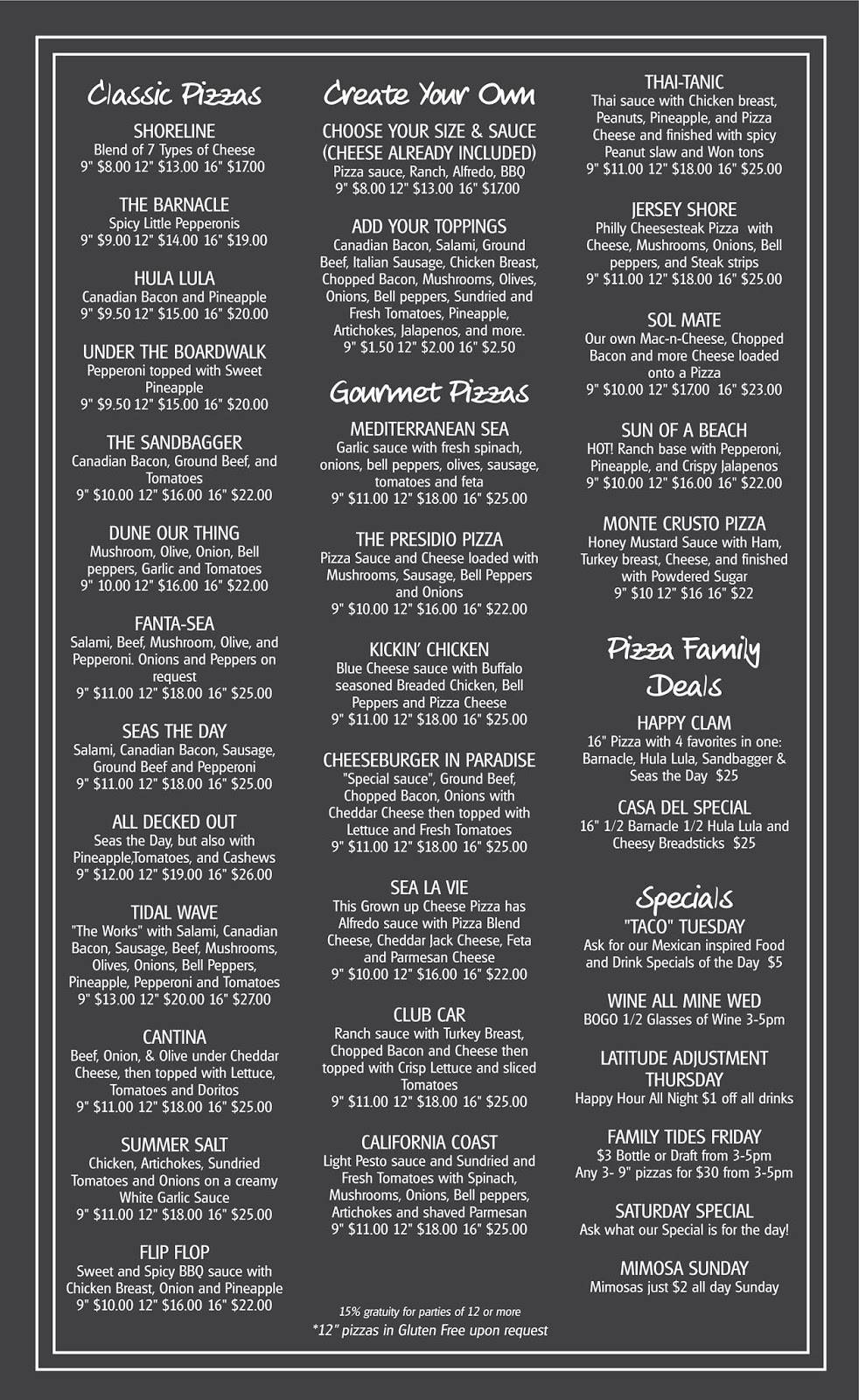 Casa Del Mar pizza cafe | restaurant | 18209 W Calistoga Dr, Goodyear, AZ 85338, USA | 6232960991 OR +1 623-296-0991