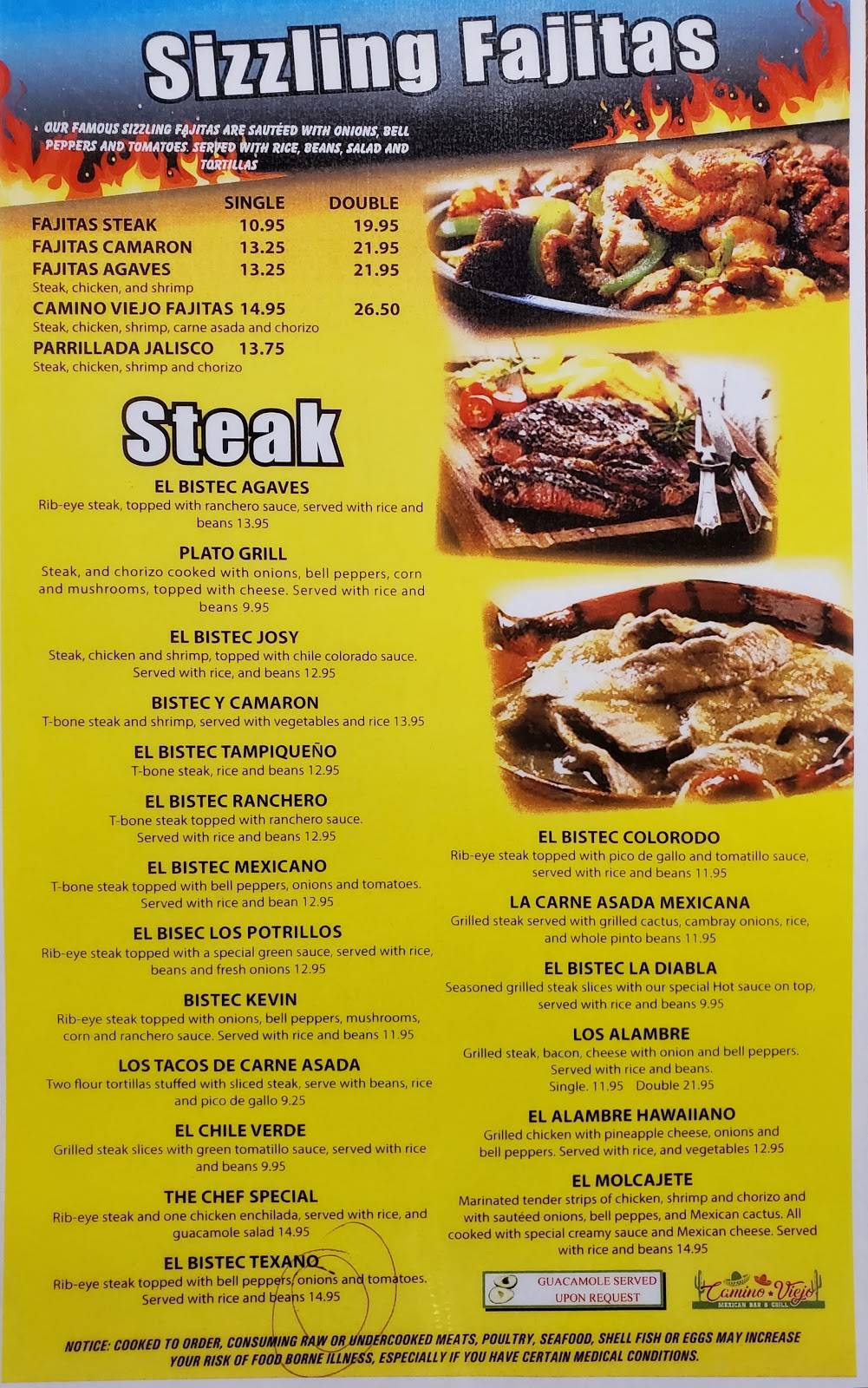 Camino Viejo | restaurant | 1433 Robinson Rd, Old Hickory, TN 37138, USA | 6153570211 OR +1 615-357-0211