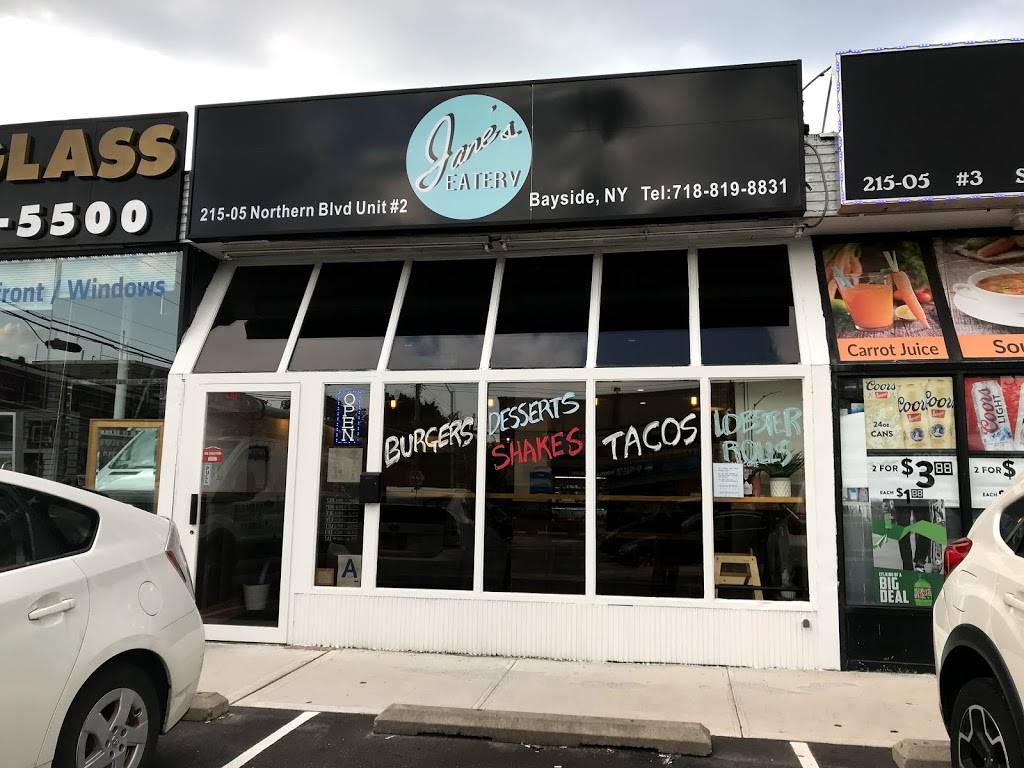 Jane’s Eatery | restaurant | 215-05 Northern Blvd, Bayside, NY 11361, USA | 7188198831 OR +1 718-819-8831