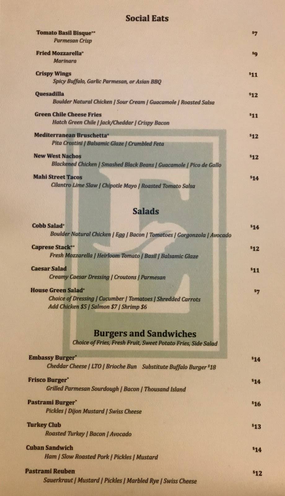 New West Bar & Grill | restaurant | 10250 E Costilla Ave, Centennial, CO 80112, USA | 30379204337033 OR +1 303-792-0433 ext. 7033