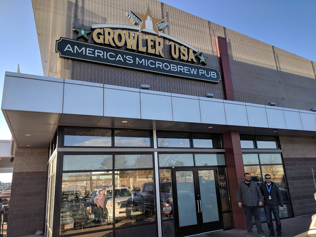 Growler USA - Centennial | restaurant | 11405 E Briarwood Ave #100, Centennial, CO 80112, USA | 3036490726 OR +1 303-649-0726