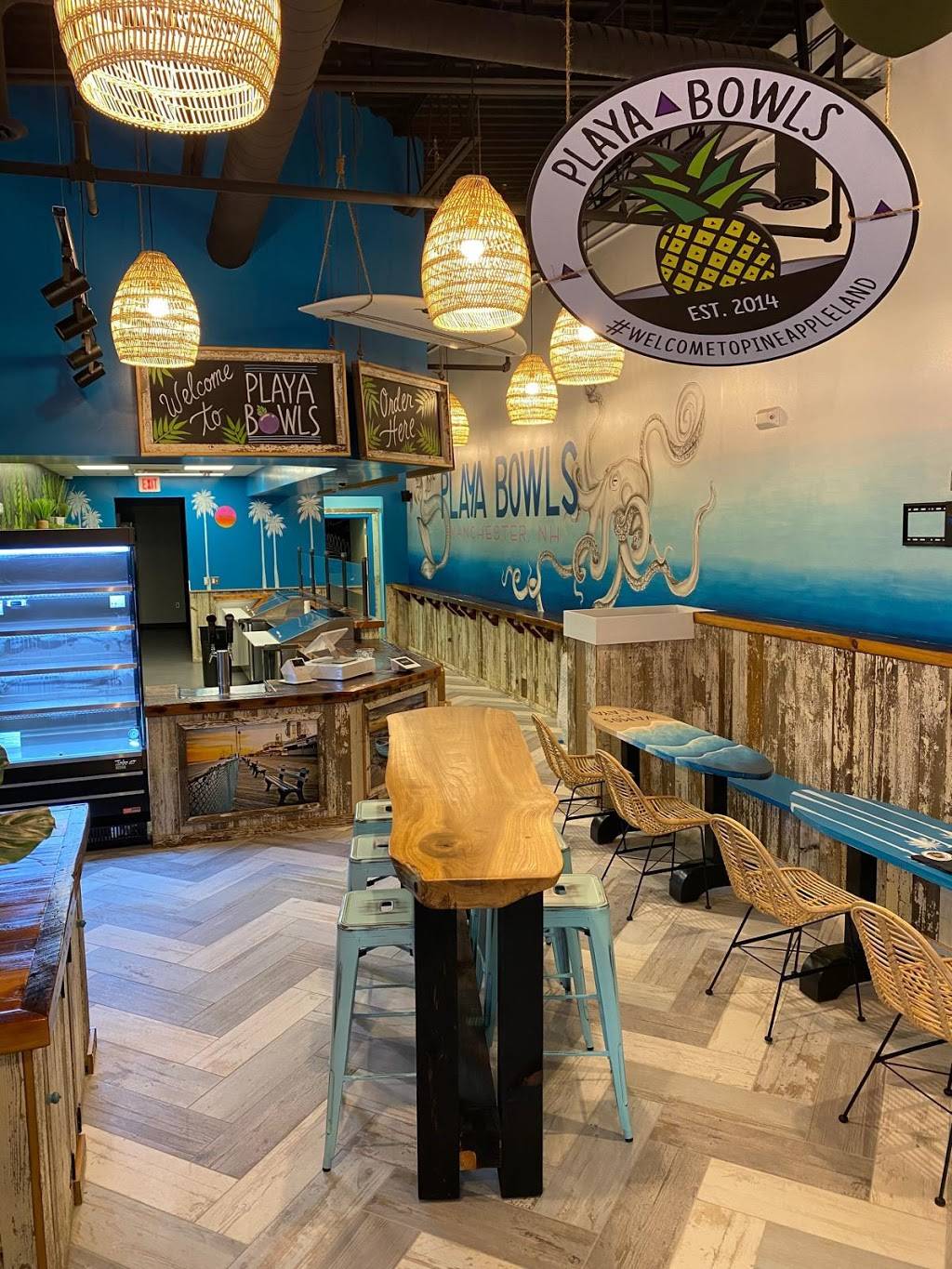 Playa Bowls | restaurant | 555 Hooksett Rd Ste 28, Manchester, NH 03104, USA | 6032321960 OR +1 603-232-1960