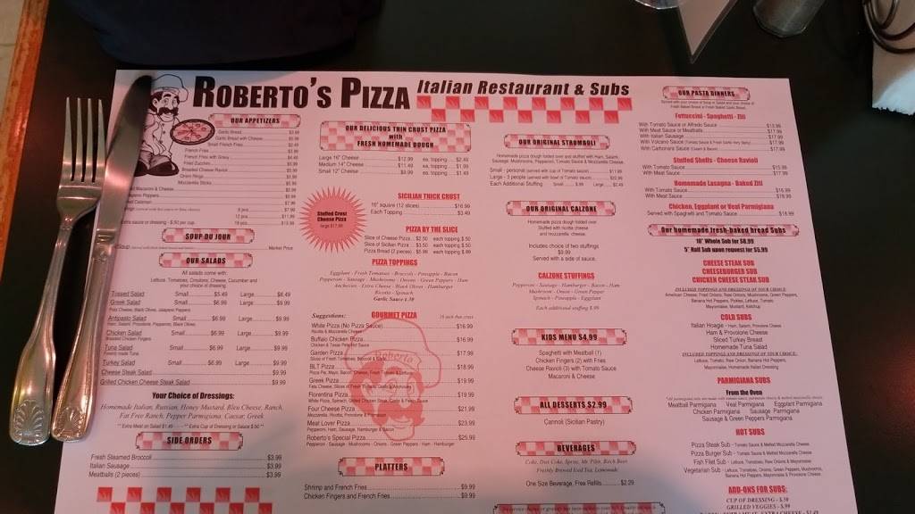 Robertos Pizza | restaurant | 625-M Baltimore Blvd, Westminster, MD 21157, USA | 4108573515 OR +1 410-857-3515