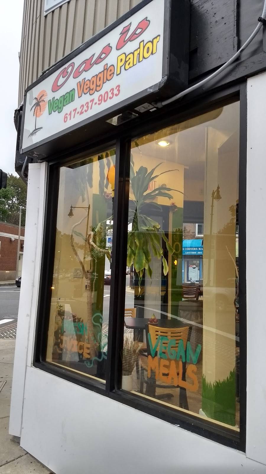 Oasis Vegan Veggie Parlor | restaurant | 340 Washington St, Dorchester, MA 02121, USA | 6172379033 OR +1 617-237-9033