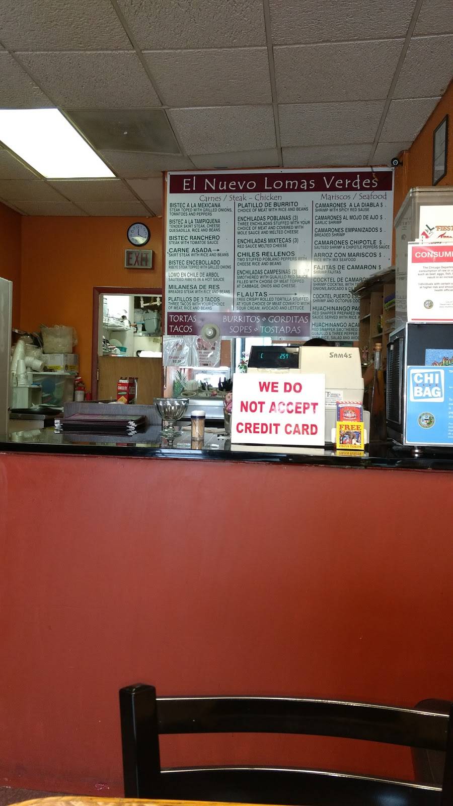 Lomas Verdes | restaurant | 4059 N Milwaukee Ave, Chicago, IL 60641, USA | 7732825606 OR +1 773-282-5606