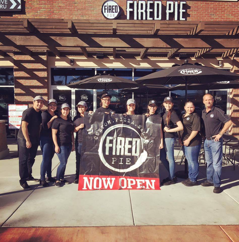 Fired Pie | restaurant | 1003 N Dobson Rd Suite 106, Mesa, AZ 85210, USA | 4802479788 OR +1 480-247-9788