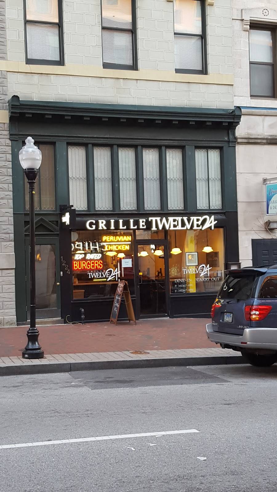Grille Twelve 24 | restaurant | 1224 N Charles St, Baltimore, MD 21201, USA | 4106178990 OR +1 410-617-8990