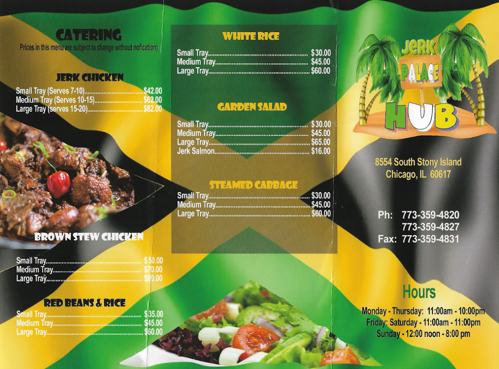jerkpalacehub | restaurant | 8554 S Stony Island Ave, Chicago, IL 60617, USA | 7733594820 OR +1 773-359-4820