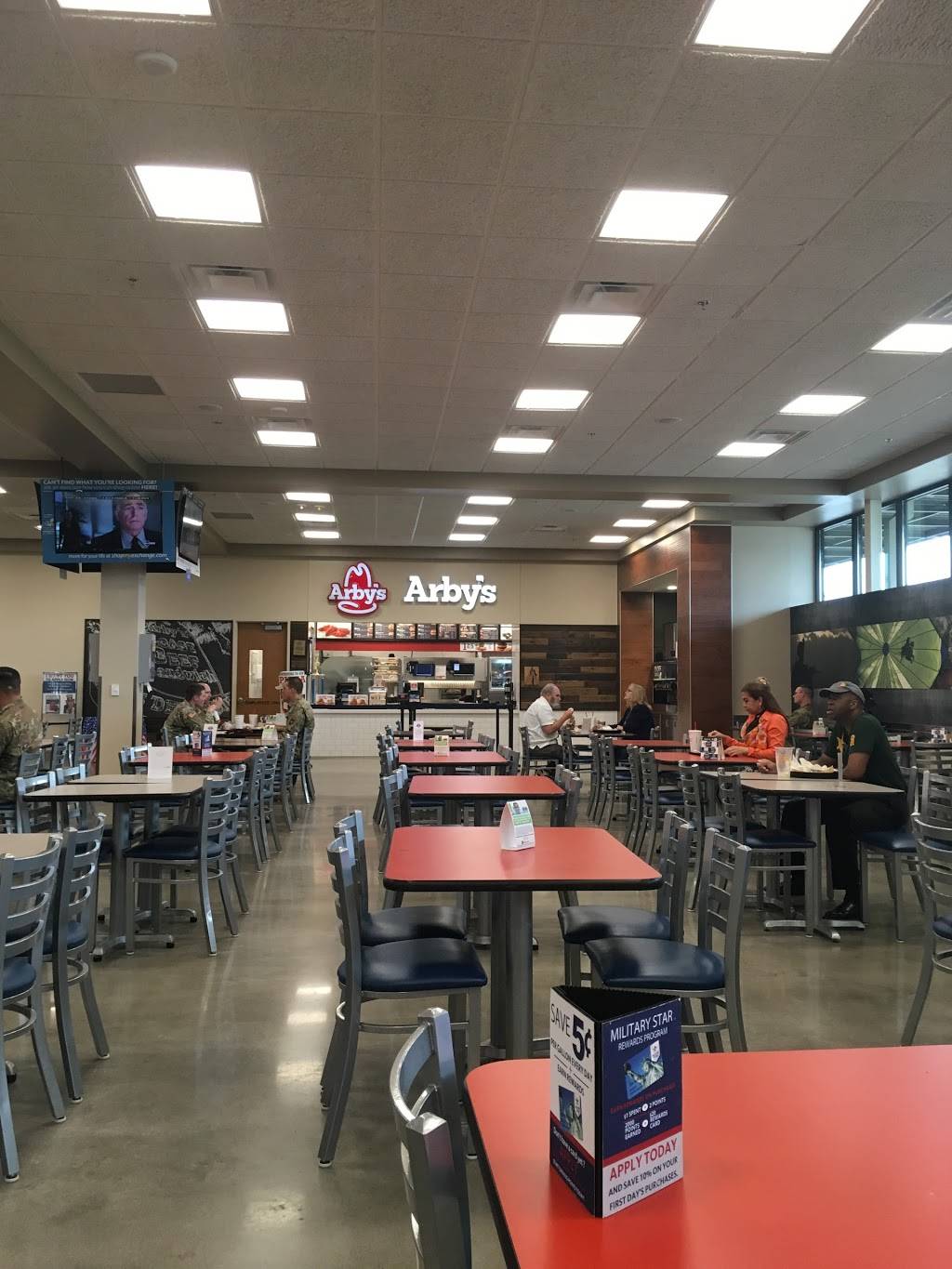 Arbys | restaurant | 2240 Reilly Road, Bldg H 4512 Building H 4512, Fort Bragg, NC 28307, USA | 9039631122 OR +1 903-963-1122