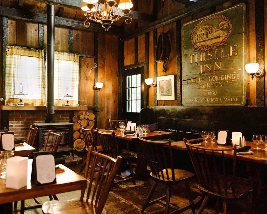 The Thistle Inn & Restaurant | restaurant | 55 Oak St, Boothbay Harbor, ME 04538, USA | 2076333541 OR +1 207-633-3541