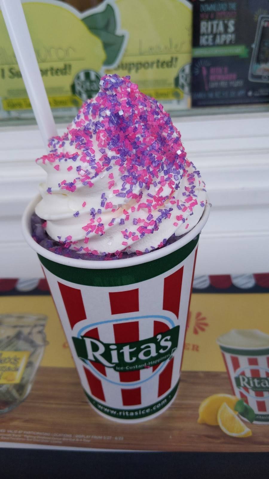 Ritas Italian Ice & Frozen Custard | restaurant | 220D Monticello Ave, Williamsburg, VA 23185, USA | 7572597482 OR +1 757-259-7482