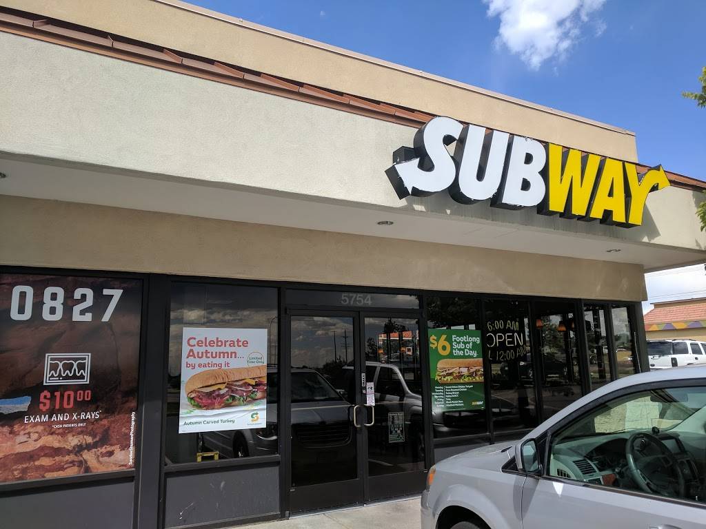 Subway | meal takeaway | 5754 Palmer Park Blvd Unit C, Colorado Springs, CO 80915, USA | 7192193119 OR +1 719-219-3119