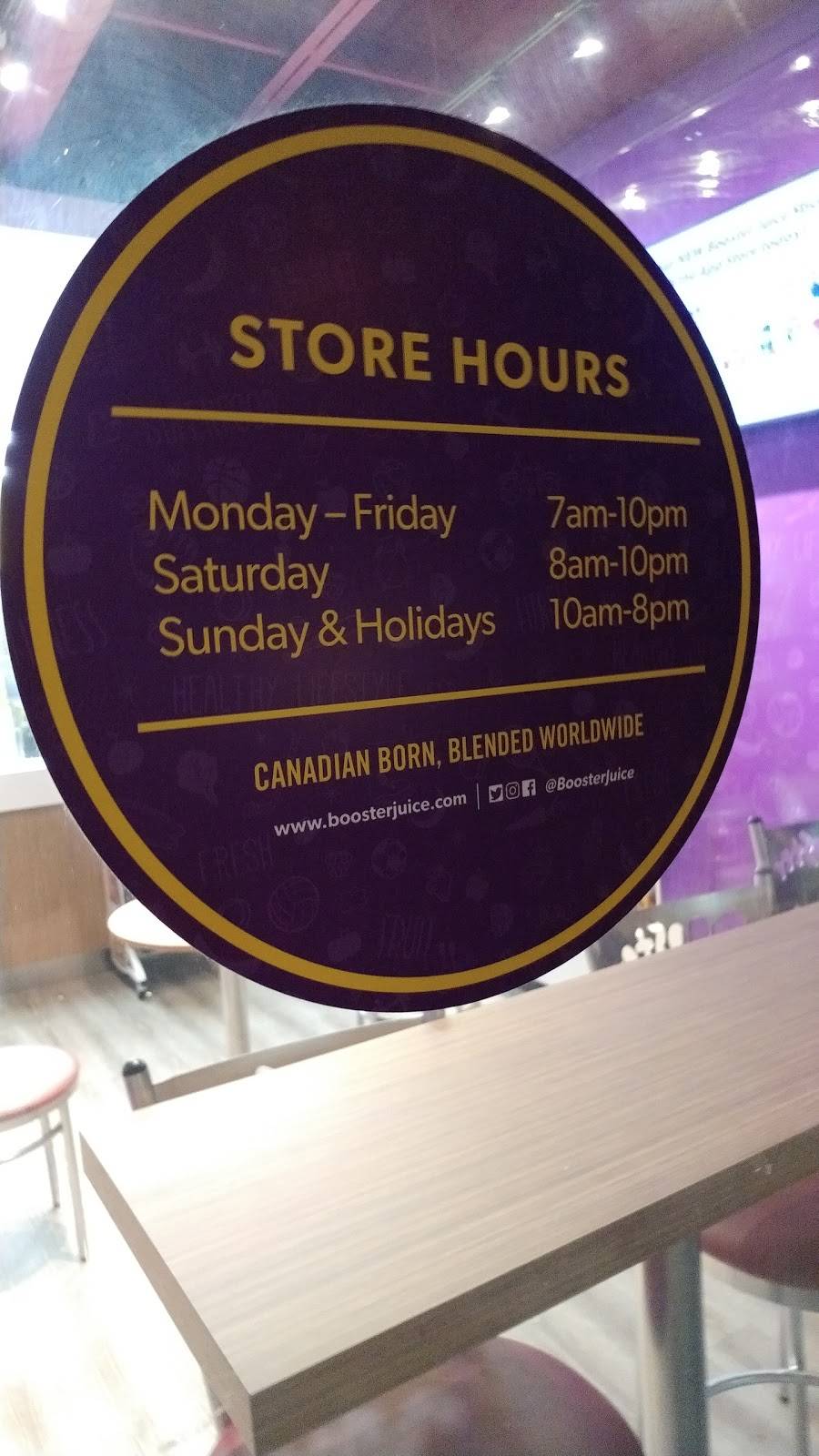 Booster Juice | restaurant | 892 Tower St S, Fergus, ON N1M 3N7, Canada | 2263838900 OR +1 226-383-8900