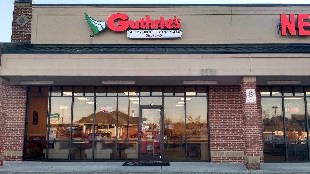 Guthries | restaurant | 67 Poplar Springs Rd, Ringgold, GA 30736, USA | 7069656550 OR +1 706-965-6550