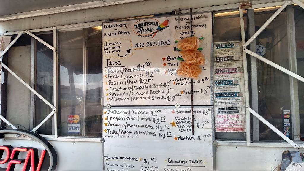 Taqueria Ruby | restaurant | 10610 Jones Rd, Houston, TX 77065, USA | 8322671032 OR +1 832-267-1032