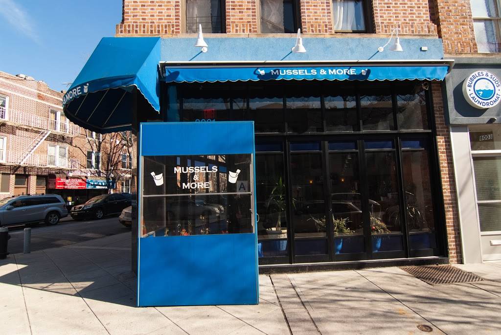 Mussels & More | restaurant | 8001 5th Ave, Brooklyn, NY 11209, USA | 7186803390 OR +1 718-680-3390