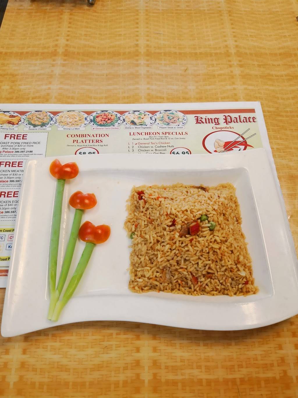 King Palace | restaurant | 515 Palm Coast Pkwy SW Suite 19, Palm Coast, FL 32137, USA | 3865972186 OR +1 386-597-2186