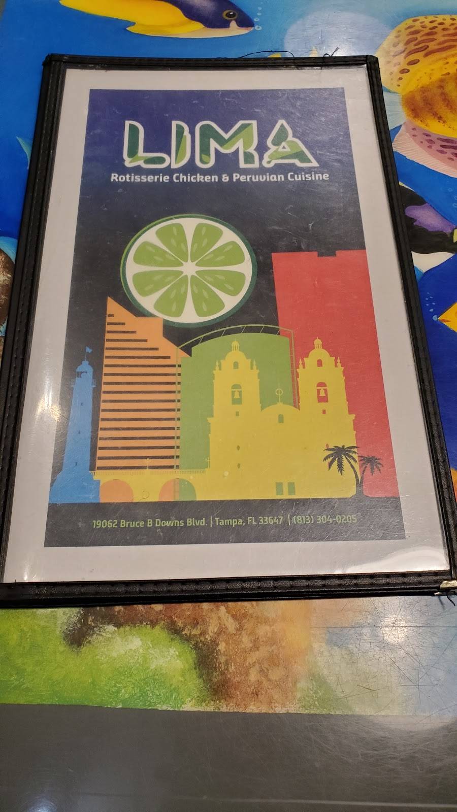 Lima Rotisserie Chicken & Peruvian Cuisine | restaurant | 19062 Bruce B Downs Blvd, Tampa, FL 33647, USA | 8133040205 OR +1 813-304-0205