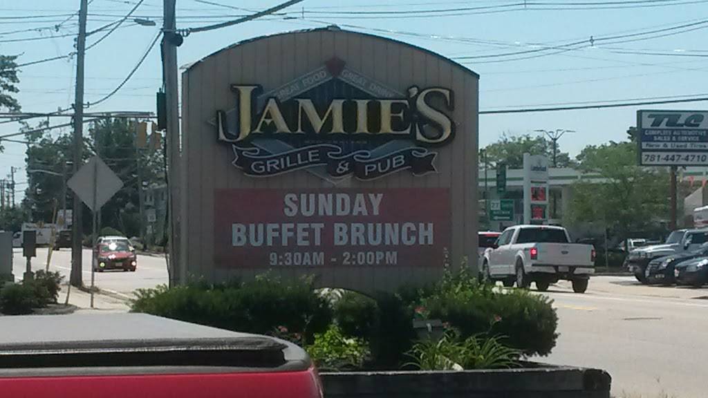 Jamies Grille & Pub | restaurant | 769 Bedford St, Whitman, MA 02382, USA | 7814478680 OR +1 781-447-8680