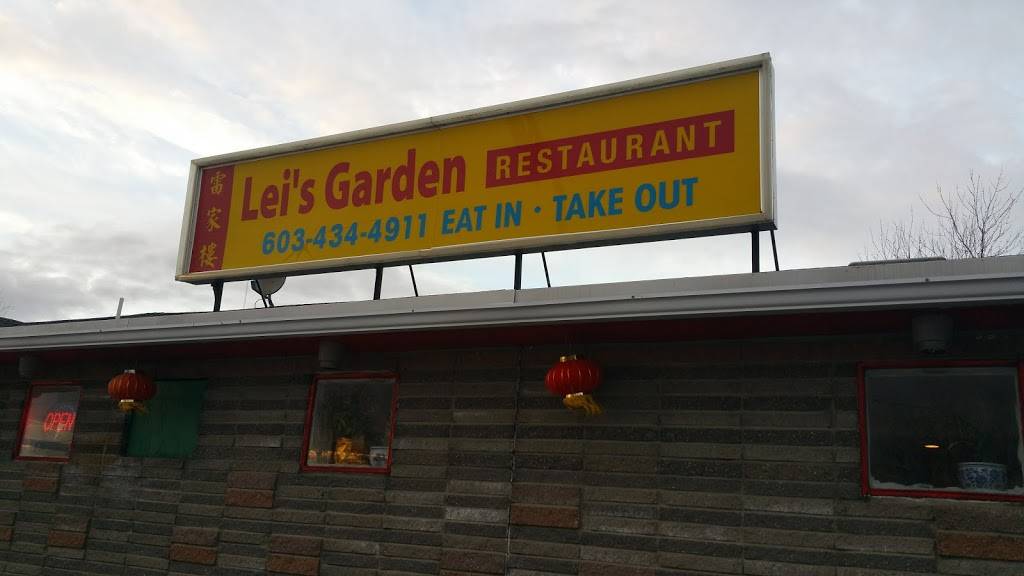 Leis Garden Restaurant | restaurant | 150 Rockingham Rd, Derry, NH 03038, USA | 6034344911 OR +1 603-434-4911