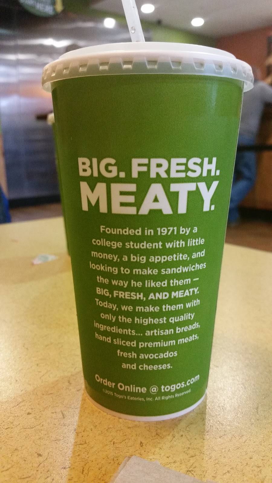 TOGOS Sandwiches | meal takeaway | 1380 Holiday Ln Ste. B, Fairfield, CA 94534, USA | 7074394747 OR +1 707-439-4747