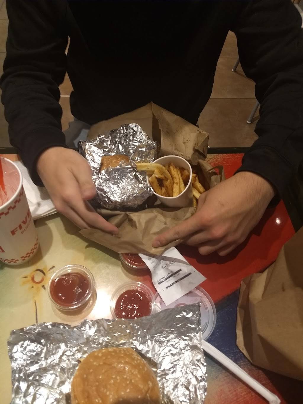 Five Guys | meal takeaway | 7856 Tysons Corner Center, McLean, VA 22102, USA | 5716339550 OR +1 571-633-9550