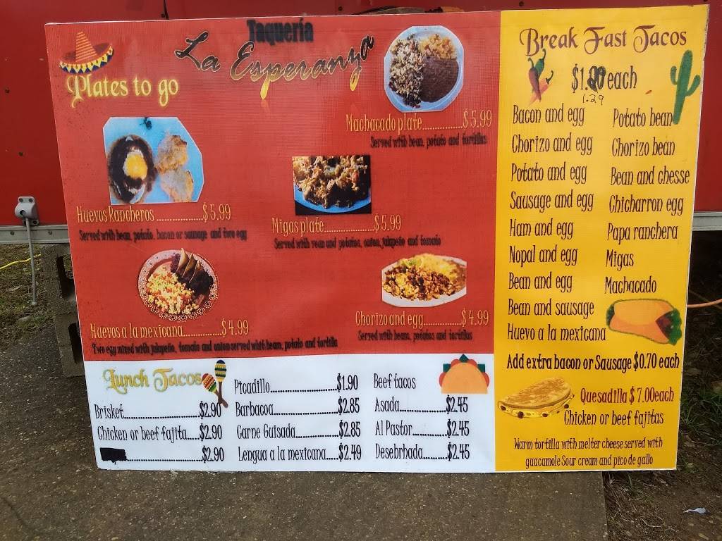 Taqueria La Esperanza | restaurant | San Marcos, TX 78666, USA | 5122144053 OR +1 512-214-4053