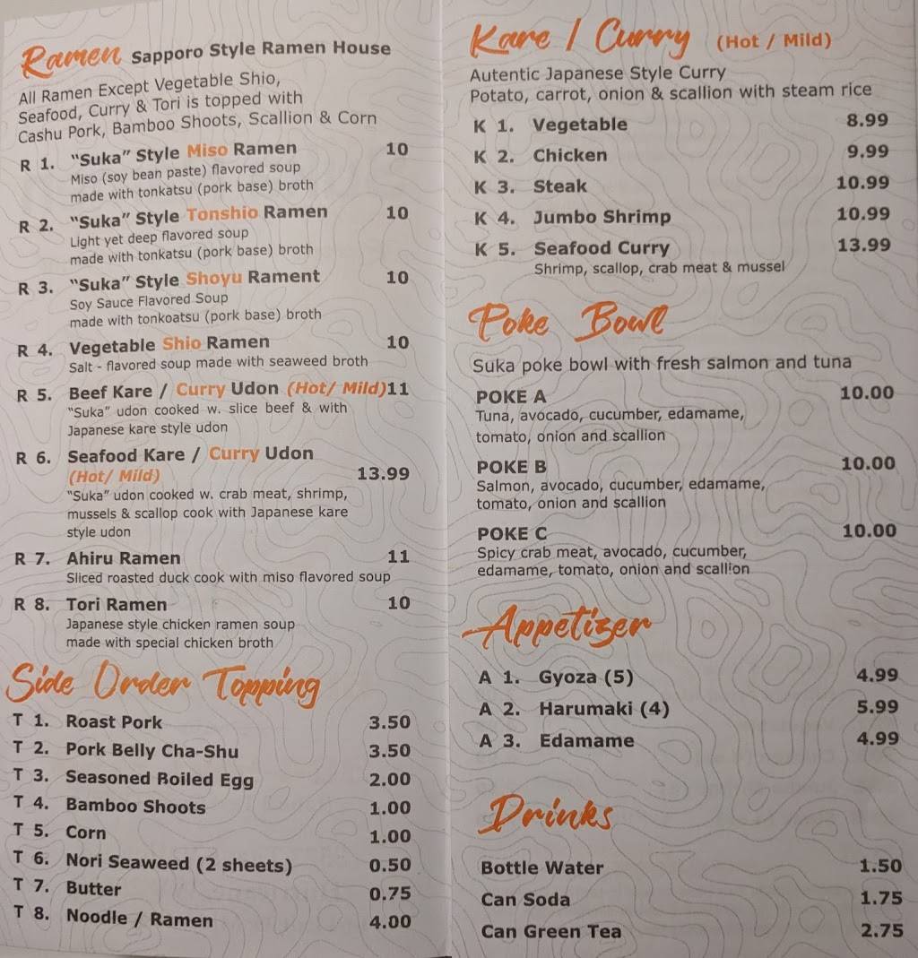 Suka Ramen | restaurant | 3522 Teays Valley Road, Hurricane, WV 25526, USA | 6812333533 OR +1 681-233-3533