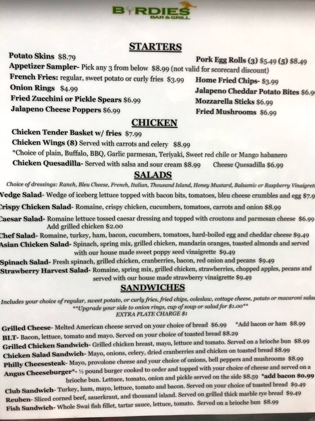 Birdies Bar & Grill | restaurant | 500 S 80th St, Mesa, AZ 85208, USA | 4804047074 OR +1 480-404-7074
