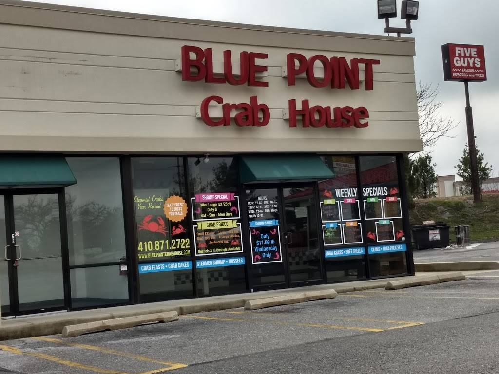 Blue Point Crab House | restaurant | 594 Jermor Ln, Westminster, MD 21157, USA | 4108712722 OR +1 410-871-2722
