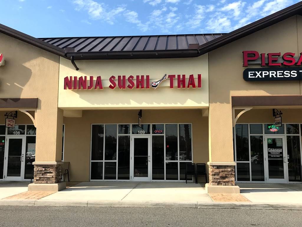 Ninja Sushi & Thai | restaurant | 2575 SW 42nd St #109, Ocala, FL 34471, USA | 3522911139 OR +1 352-291-1139