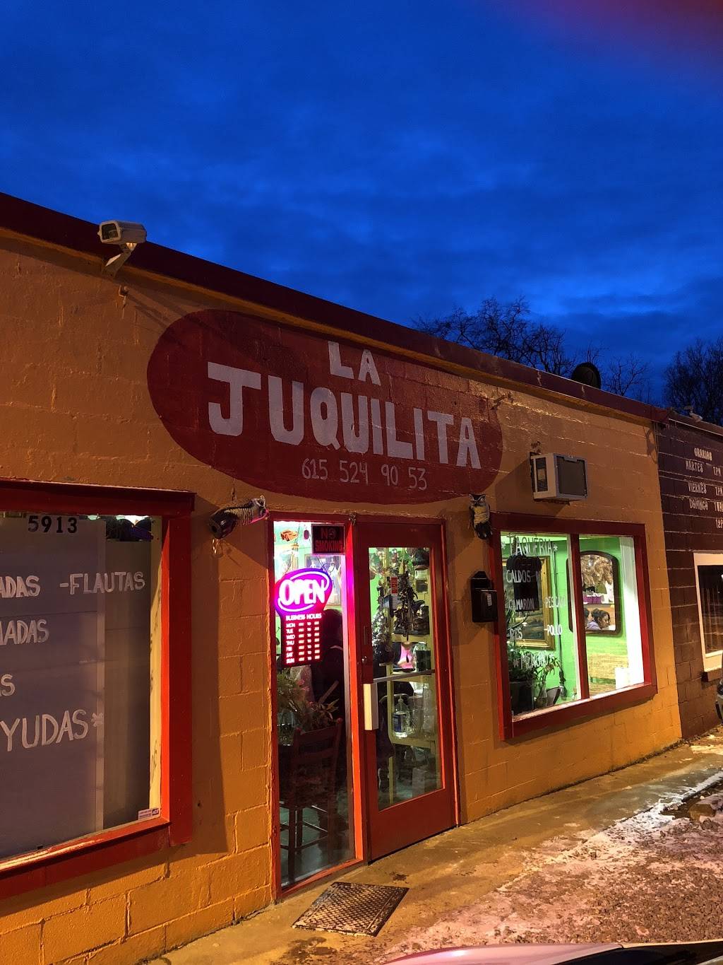 La Juquilita | restaurant | 5913 Morrow Rd, Nashville, TN 37209, USA | 6155249053 OR +1 615-524-9053