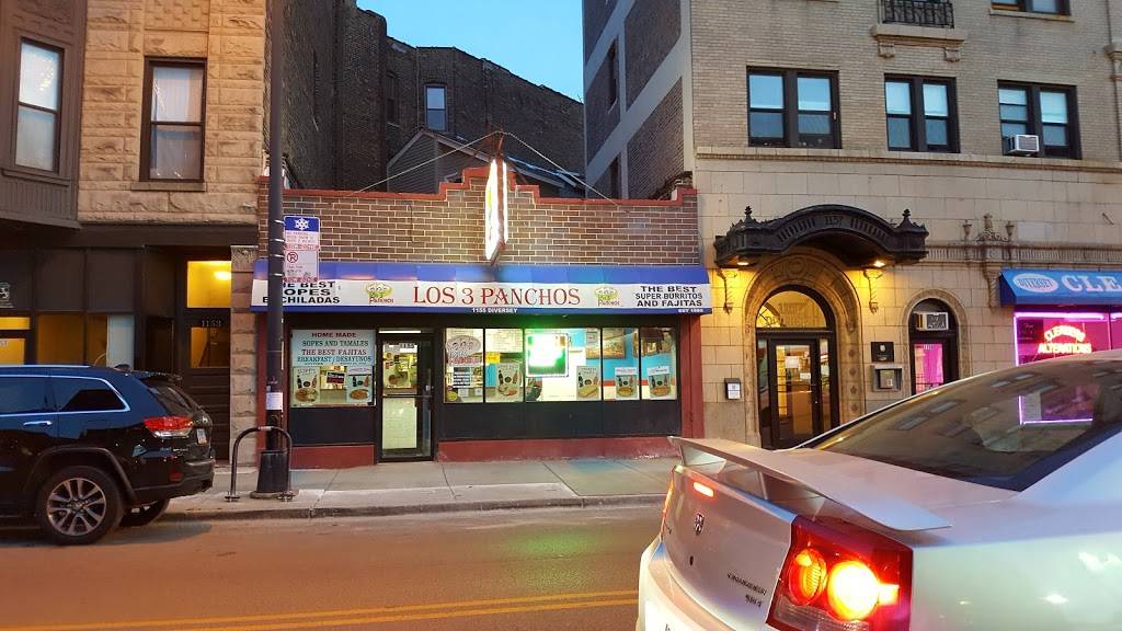 Los 3 Panchos | restaurant | 1155 W Diversey Pkwy, Chicago, IL 60614, USA | 7739353198 OR +1 773-935-3198