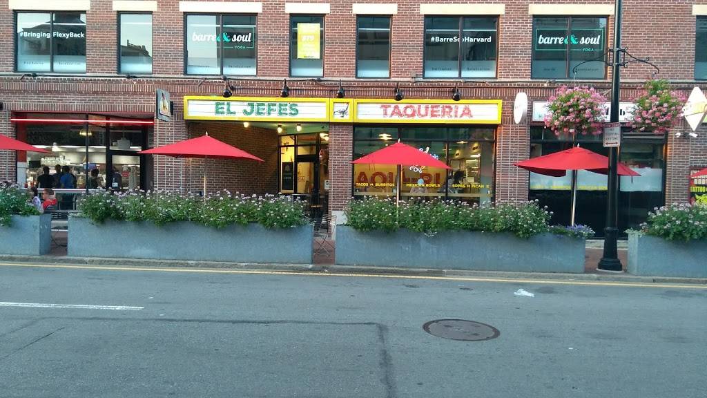 El Jefes Taqueria | restaurant | 83 Mt Auburn St, Cambridge, MA 02138, USA | 6179451986 OR +1 617-945-1986