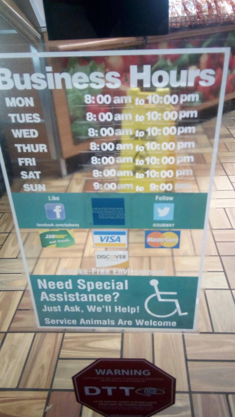 Subway | restaurant | 3600 Dallas Hwy, Marietta, GA 30064, USA | 7704990286 OR +1 770-499-0286