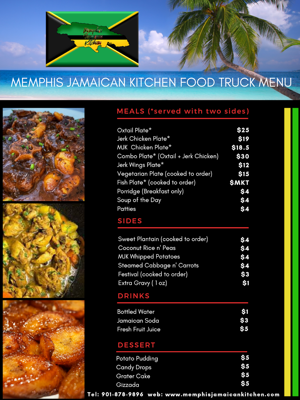 Memphis Jamaican Kitchen | restaurant | 237 Vance Ave, Memphis, TN 38126, USA | 9018789896 OR +1 901-878-9896