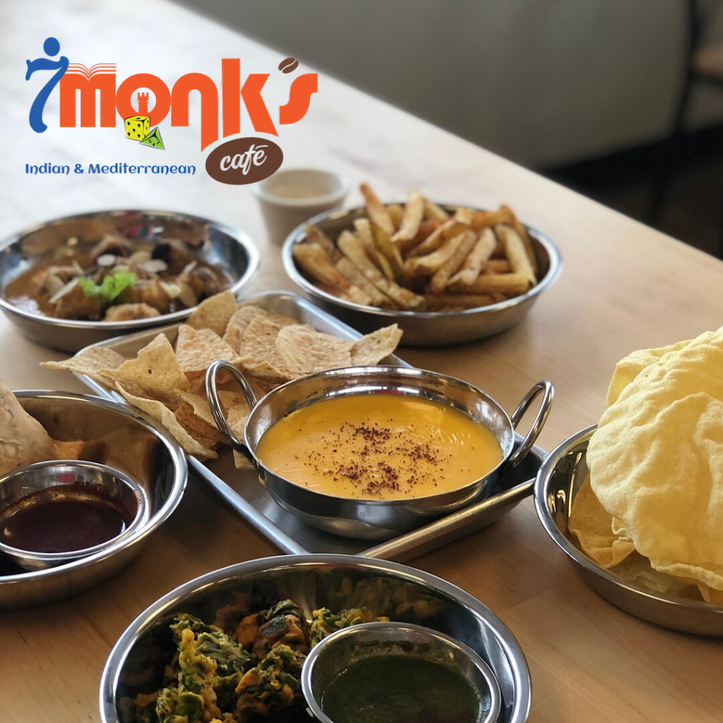 7 Monks Café- Indian & Mediterranean | restaurant | 494 N Seguin Ave, New Braunfels, TX 78130, USA | 8303874053 OR +1 830-387-4053